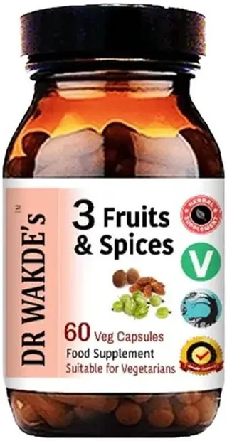 3 Fructe & Condimente, 60 capsule, Dr Wakde's