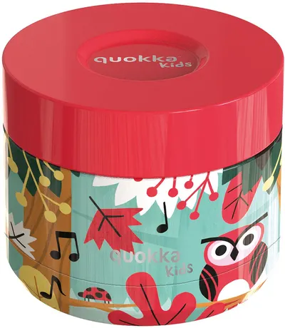 Borcan termos pentru alimente Quokka Kids - Whim, Grove Birds, 360 ml