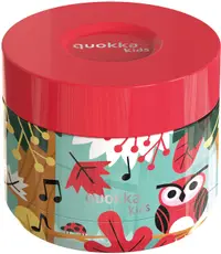 Borcan termos pentru alimente Quokka Kids - Whim, Grove Birds, 360 ml