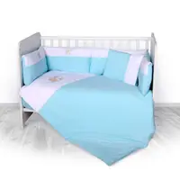 Set lenjerie Lorelli Jursey Za-Za 60 x 120 blue, 7 articole