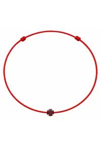 Bratara martisor decorata cu cristal Preciosa - Rosu