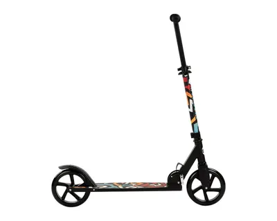 Trotineta Makani Argus Geometrics din aluminiu, pliabila, ghidon reglabil, platforma antialunecare, greutate suportata 100 kg, varsta 8 ani+
