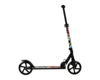 Trotineta Makani Argus Geometrics din aluminiu, pliabila, ghidon reglabil, platforma antialunecare, greutate suportata 100 kg, varsta 8 ani+
