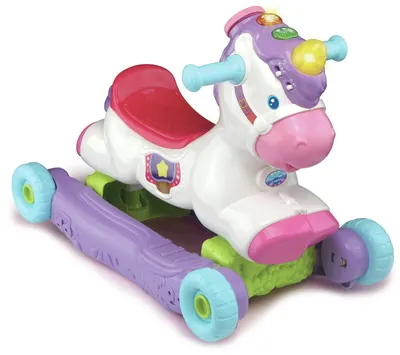Calut de calarit si leganat 2 in 1 Vtech - Cu lumini si sunete (in engleza)