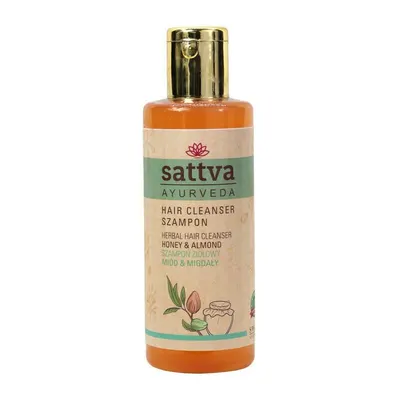 Sampon hidratant cu miere si migdale, 210ml, Sattva Ayurveda