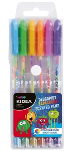 Pixuri cu gel colorate Kidea – set de 6 bucăți, curcubeu, parfumate