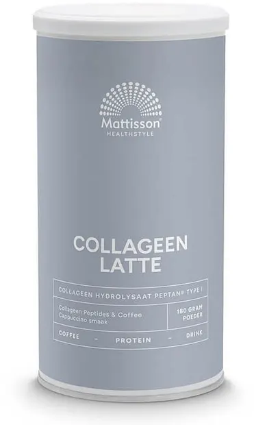 Absolute Collagen Latte, cappuccino, 180 g, Mattisson Healthstyle