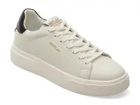 Pantofi sport REPLAY albi, MZ7O05L, din piele naturala