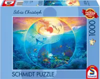 Puzzle Schmidt din 1000 piese - Yin și Yang: Regatul creaturilor marine