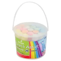 Creta Color, pentru pavaj, 20buc/set, rotunda, Ecada