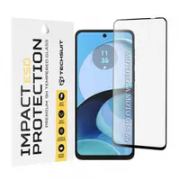 Folie de protectie Ecran Techsuit pentru Motorola Moto G64 / G54 Power Edition / G14 / G54, Sticla Securizata, Full Glue, Neagra