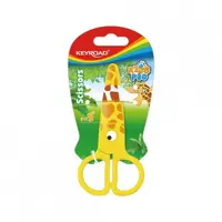 Foarfeca 13cm plastic Kids Pro, Girafa, KEYROAD KR971402