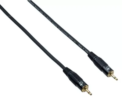 Cablu ecranat Bespeco - EA2MJ150, 1 m, negru