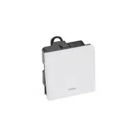 2-way push-button Arteor - cu locator - 2 module - alb