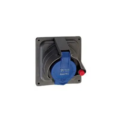 Panou montaj priza Prisinter Hypra - IP44 -200/250 V~ -32 A - 2P+E - plastic