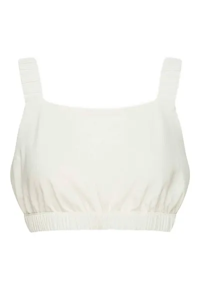 Top de baie/plaja Soley Alb crem - Alb