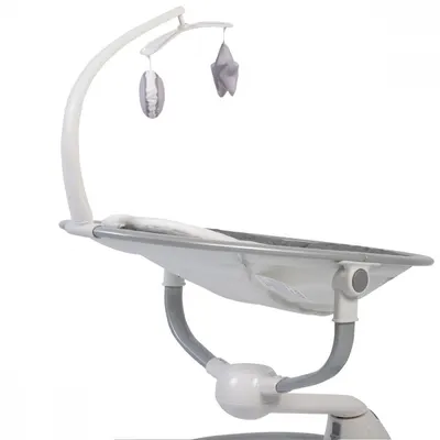 Leagan electric bebelusi Cangaroo Swing Cloud Grey cu sezut reglabil,5 viteze de leganare,temporizator,sezut rotativ 90grade,pernuta reductor,centuri de siguranta,adaptor priza inclus