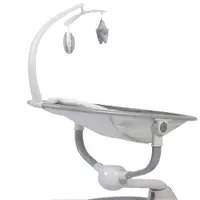 Leagan electric bebelusi Cangaroo Swing Cloud Grey cu sezut reglabil,5 viteze de leganare,temporizator,sezut rotativ 90grade,pernuta reductor,centuri de siguranta,adaptor priza inclus