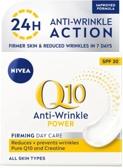 Nivea Q10 Power Cremă de zi antirid, SPF30, 50 ml