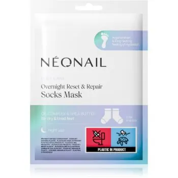 NEONAIL Foot Care Overnight Reset & Repair Socks Mask masca regeneratoare pentru picioare sub formă de șosete pentru noapte