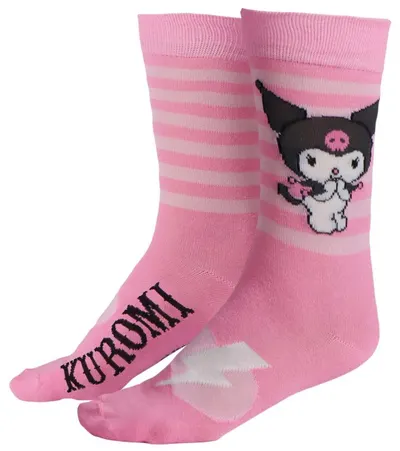 Șosete Cerda Animation: Sanrio - Kuromi (Pink), mărimea 36/43