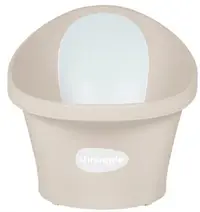 Cadă pentru baie bebeluși cu clapetă Shnuggle - Taupe