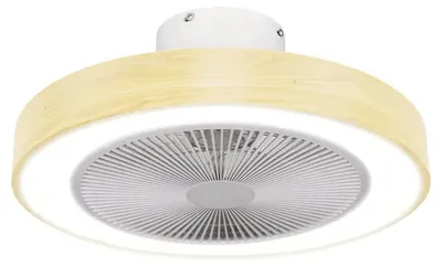 Ventilator Estia - Halo Flow, 6 viteze, 50 cm, lemn