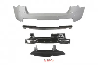 Bara (Spate, cu indoiala, M PERFORMANCE, cu gauri pentru senzorii de parcare, grunduit) potrivit BMW 5 (F10), 5 (F11) Break 12.09-02.17