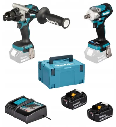Makita Set de unelte fără perii cu acumulator - DLX2590TJ, 18V, geantă