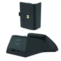 Set statie de incarcare si baterie reincarcabila, Venom, VS2880, Compatibilitate Xbox One, Xbox Seriile S & X, 850 mAh, Negru