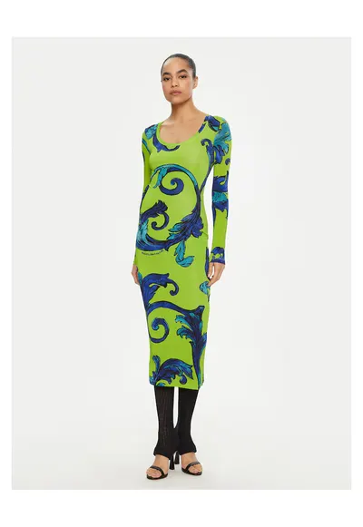 Rochie casual dama colorata - verde
