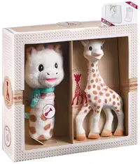 Set cadou Sophie la Girafe - Girafa Sophie si zornaitoare de plus