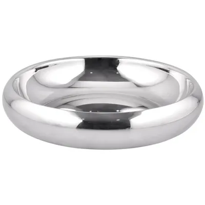 Bol din Inox, cu Pereti Dubli, pentru Salata, 26 x 5.50 cm, Grunberg