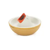 Bol mic galben/alb pentru servire din ceramică 250 ml Hungry Bird – Balvi