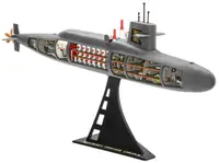Model asamblat Revell Militar: Nave - Submarin S.S.B. Abraham Lincoln