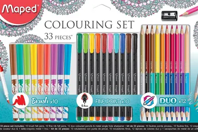 Set de colorat Maped - 33 piese