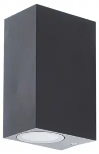 Aplică de exterior Elbulgaria - Arte R, 2x40W, IP44, negru