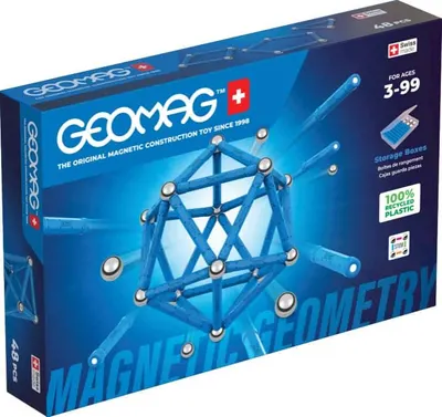 Constructor magnetic Geomag - Classic Geometry, 48 piese
