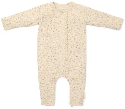 Pijama întreagă pentru bebeluși Little Dutch Fairy Leaves - 62-68 cm, 2-6 luni, Sand