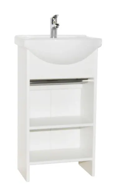 Set Baza si Lavoar seria 105, 45 cm, alb