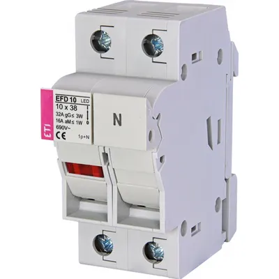 EFD 10 LED 1p+N cu adaptor EFD 10 1p+N LED AD