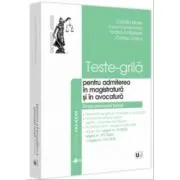 Teste-grila pentru admiterea in magistratura si in avocatura. Drept procesual penal