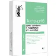 Teste-grila pentru admiterea in magistratura si in avocatura. Drept procesual penal