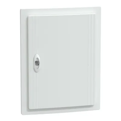 PrismaSet XS, Cofret cu montaj ingropat, 2x13 Module, material plastic, usa plina alba, cu 1 bloc terminal