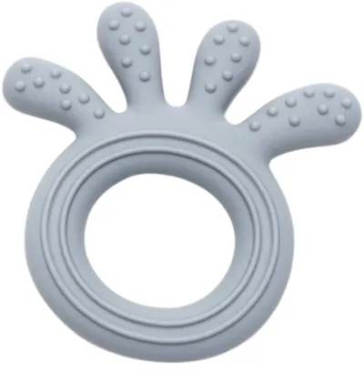 Dispozitiv de dentitie din silicon Lorelli Premium - Caracatiță, Grey