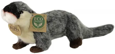 Jucărie de pluș Rappa Eco Friends - Vidră, 18 cm