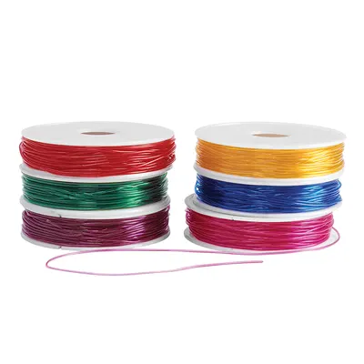 Șnur satinat elastic - set de 6 role