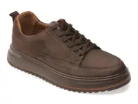Pantofi sport GRYXX maro, BS4150, din nabuc