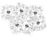 Set foi de colorat Smoby - Paw Patrol, 10 buc