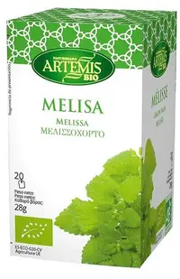 Ceai bio de roiniță, 20 pliculețe filtrante, Artemis Bio